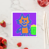 Popcorn Anime Papieren servetten (Insitu)