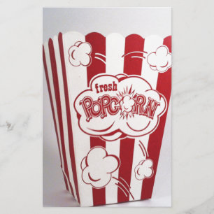 Popcorn Bag red Vintage Briefpapier