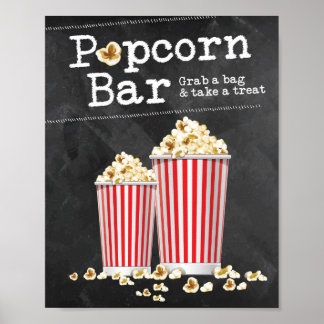 Popcorn Bar Poster