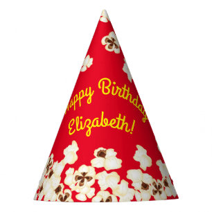 Popcorn Birthday Party Movie Theater Feesthoedjes