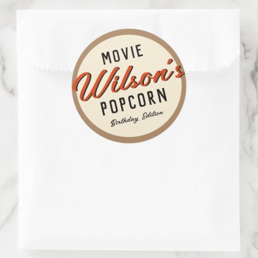 Popcorn Box Stickers (Sac)