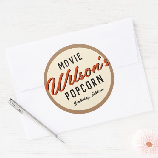 Popcorn Box Stickers (Enveloppe)