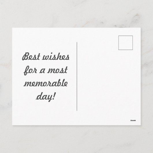 Popcorn Briefkaart (donkergrijs & botergeel) (Achterkant)