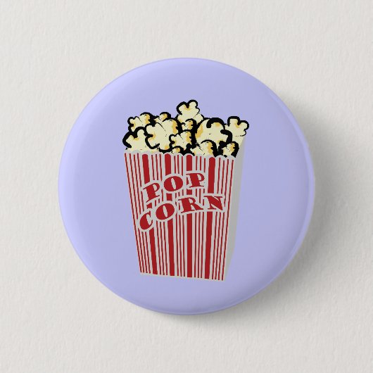 Popcorn Button! Ronde Button 5,7 Cm (Voorkant)