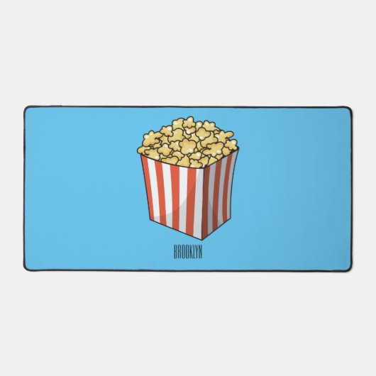 Popcorn cartoon illustratie bureaumat (Voorkant)