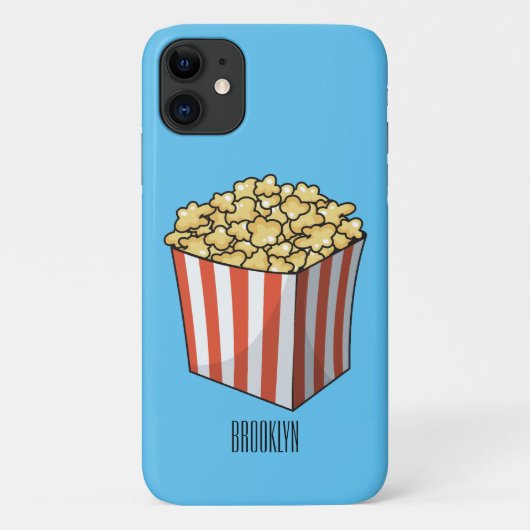 Popcorn cartoon illustratie Case-Mate iPhone case (Achterkant)