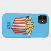 Popcorn cartoon illustratie Case-Mate iPhone case (Achterkant (horizontaal))