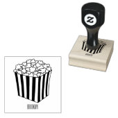 Popcorn cartoon illustratie 	rubberstempel (Gestempeld)