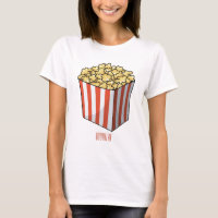 Popcorn cartoon illustratie