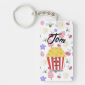 Popcorn Cartoon Urgence Porte-clés Enfants (Devant)