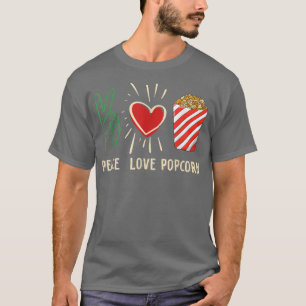 Popcorn cinema film Night Television Theater Love T-shirt