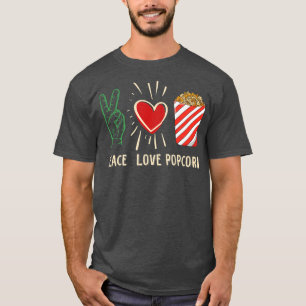 Popcorn cinema film Night Television Theater Love T-shirt