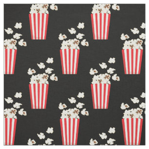 Popcorn Cute Movie Theater Stof