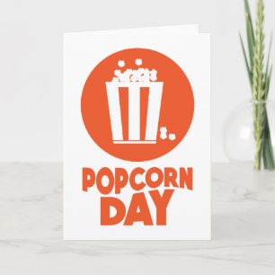 Popcorn Day - Waarderingsdag Kaart