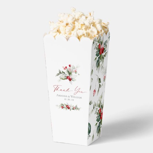 Popcorn Delight: Een Kerstmirakel Bedankdoosjes (Popped)