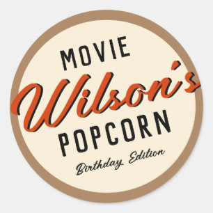 Popcorn Doosje Stickers