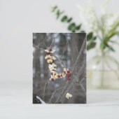 Popcorn en Cranberries Garland Briefkaart (Staand voorkant)