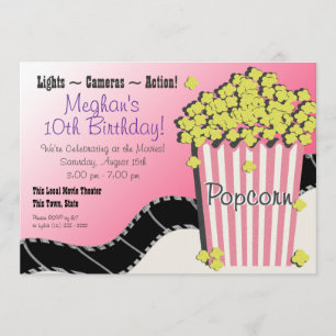 Popcorn en film kaart