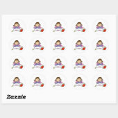 Popcorn en pyjama Sticker (Vel)