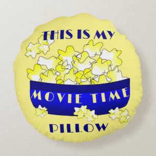 Popcorn Film Tijd Rond Kussen