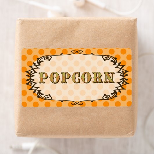 Popcorn Food Label (Insitu)