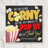 Popcorn Gift Label (Voorkant)