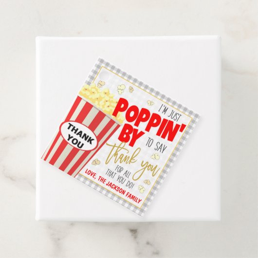 Popcorn Gift Label (In situ)