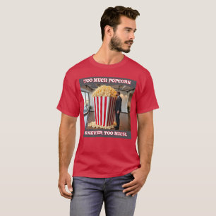 Popcorn Iedereen mannen kardinaal rood T-shirt