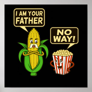 Popcorn ik ben je vader Popcorns Eater Lover Poster