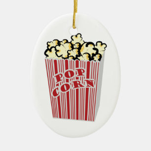 Popcorn Keramisch Ornament