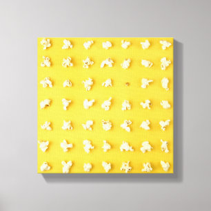 Popcorn Kernels Canvas Afdruk