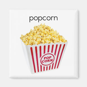 Popcorn koelkast Magnet Magneet