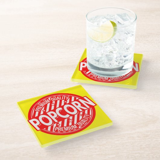 *Popcorn* Label Top Onderzetter (Schuin)