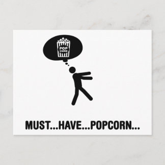 Popcorn Lover Briefkaart
