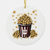 Popcorn Lover Keramisch Ornament (Voorkant)