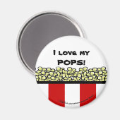 Popcorn Magneet (Voorkant / Achterkant)