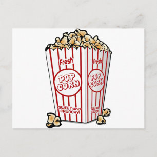 popcorn maïssnack filmavond pret briefkaart