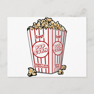 popcorn maïssnack filmavond pret briefkaart