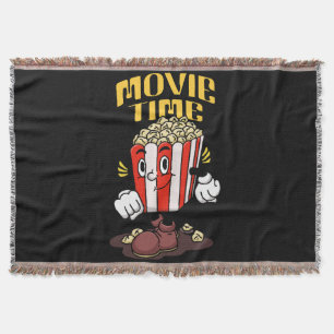 Popcorn Mascotte Cartoon Deken