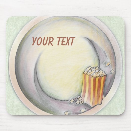 Popcorn Mousepad Muismat (Voorkant)