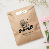 Popcorn Party Favor Gift Bag Bedankzakje (Gezegeld)