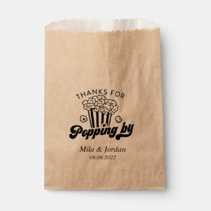Popcorn Party Favor Gift Bag Bedankzakje