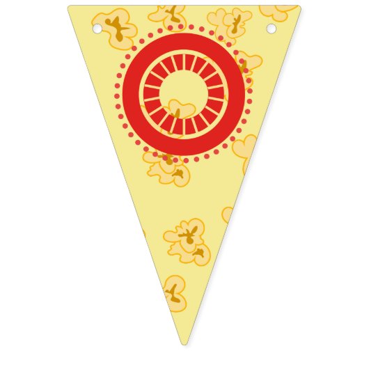 Popcorn Party Vlaggetjes (Derde vlag)