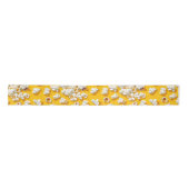 Popcorn Pattern on Yellow Background Lint (Voorkant)