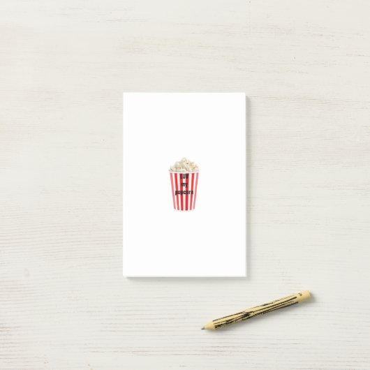 Popcorn Post-it® Notes (Op bureau)