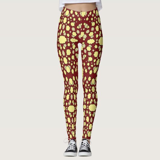 Popcorn Print door KRO Leggings (Voorkant)