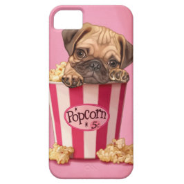 Popcorn Pug iPhone 11 Hoesje