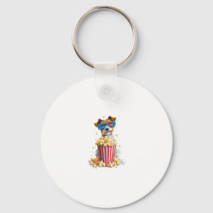 Popcorn Pup � film Night Dog Sleutelhanger