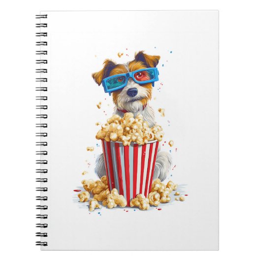 Popcorn Pup � Filmavond Hond Notitieboek (Voorkant)
