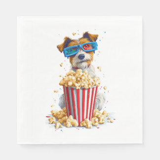 Popcorn Pup � Movie Night Dog Servet